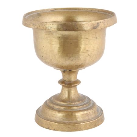 Handcrafted Golden Brass Goble cup with Stand