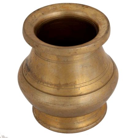 Handmade Antique Gold Brass Home Decoration Pot