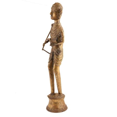 Tribal Male Farmer Statue For Home Decor