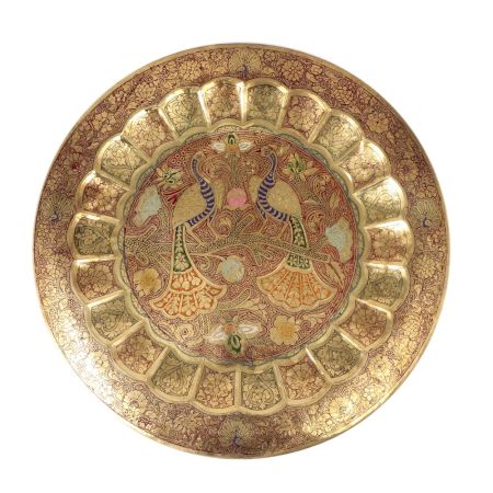 Beautiful Peacock Decor Plate For Gifting