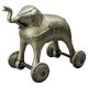 Bronze Elephant on Wheel