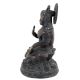 Handcrafted Black Brass Sitting Laxmi Devi Statue