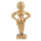 Goddess Rakhumai wife of Lord Vitthal Handmade Golden Brass statue