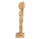 Goddess Rakhumai wife of Lord Vitthal Handmade Golden Brass statue