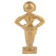 Goddess Rakhumai wife of Lord Vitthal Handmade Golden Brass statue