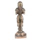 Handmade Multicolored Brass Dancing Lady With Diya Statue