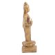Handmade Golden Brass Standing Goddess Laxmi Idol Statue