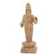 Handmade Golden Brass Standing Goddess Laxmi Idol Statue
