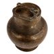 Handmade Antique Brass kamandal Pot For Storing Gangjal