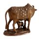 Cow With Calf Carved For Good Luck And Prosperity