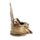 Handmade Brass Laxmi Diya Oil Lamp With Stand