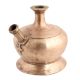 Handmade Golden Brass Round Hookah Pot For Decoration