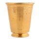 Handmade Antique Brass Lassi Glass