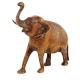 Handmade Golden Brass Elephant Statue Showpiece