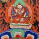 Handmade Multicolored Vajrasattva with Consort Brocade Thangka Painting
