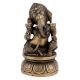 Holy God Ganesha Statue In Antique Brass