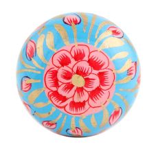 Red & Blue Beautiful Wooden Knob