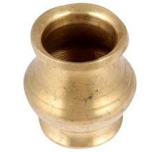 Handmade Golden Brass Indian Ritual Pot
