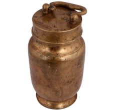 Handmade Brown Brass Water Pot Or Milk Pot