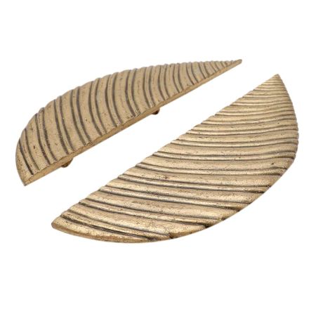 Embellished Decorative Leaf Door Handle