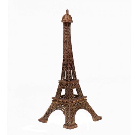 Handmade Brown Brass Eiffel Tower Statue Showpiece