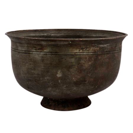 Handcrafted Brown Brass Planter Flower Pot