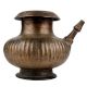Handmade Discolored Black Brass Pot Abhishek Patra