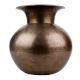 Handmade Dark Finish Brass kalash Pot