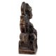Handmade Black Brass Goddess Laxmi Statue