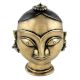 Hand Made Golden Brass Parvati Gauri Head Statue Gangaur