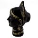 Handmade Black Brass Goddess Gauri Face For worship Gangaur