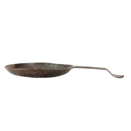 Handmade Black Patina Brass Pooja worship Spoon