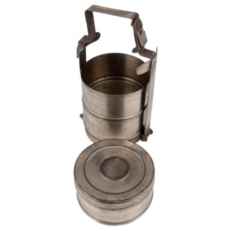 Three Tier Brass Lunch Tiffin Box