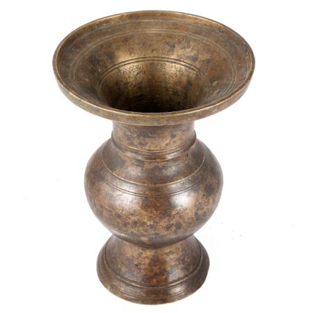 Brass Worship Flower Pot Or Vase