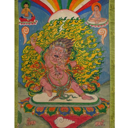 Mahakala Thangka Painting Wall Hanging