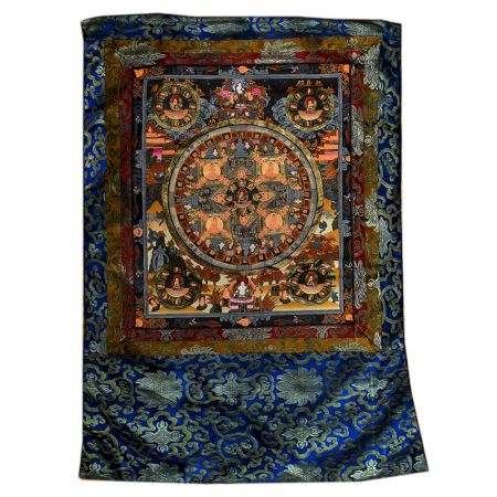Tibetan Thangka Painting Buddha Mandala