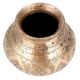 Brass Golden Pooja Lota Kalash Swastik Hand Engraved Design