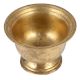 Handmade Brass Interior Pot In Golden Finish