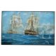 Canvas Painting Of French Ship Of The line At Sail