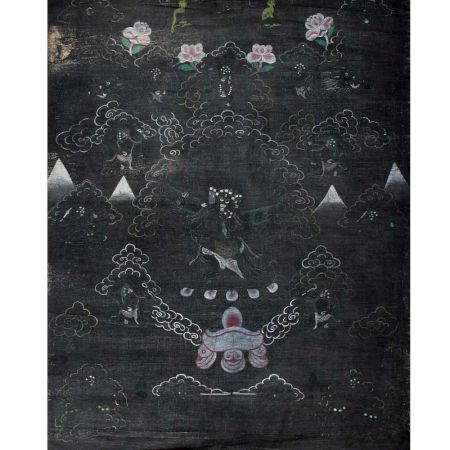 Thangka Painting Of Ekajati Wrathful Protector Deity