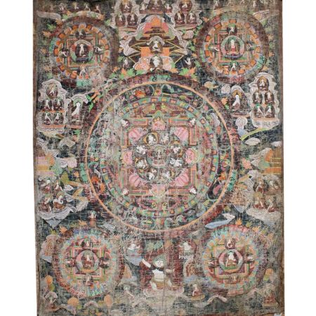 Life OF Buddha Tibetan Thangka Painting