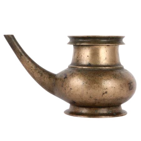 Long Spouted Brass Kindi