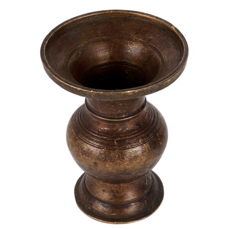 Urn Shaped Brass Vase