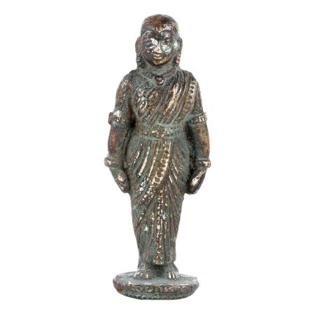Brass Standing Lady Statue