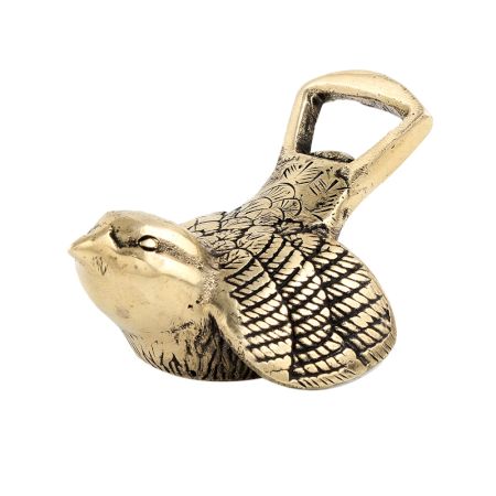 Golden Brass Bird Bottle Opener