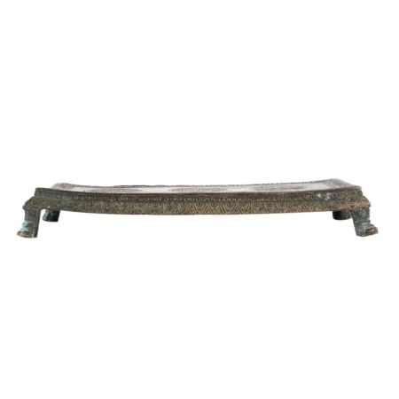 Brass Rectangular Table Or Pooja Chowki