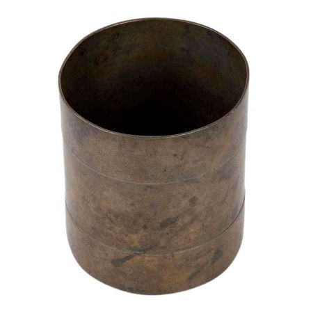 Brass Rice Measuring Pot Padi With Patina