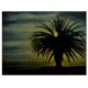 Canvas Painting Of Landscape Sunset Palm Tree
