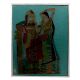 Glass Oil Painting Of Village Women