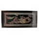 Framed Embroidered Chinese Dragon Art